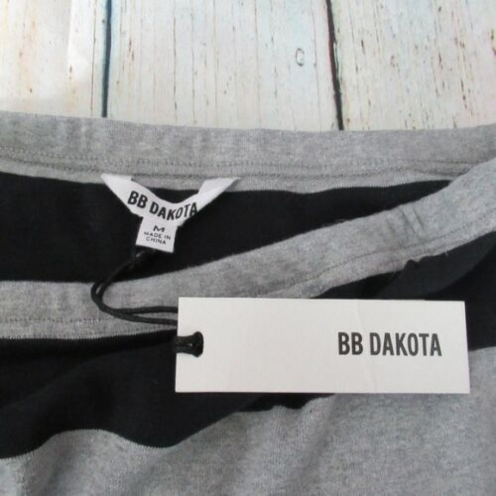 BB Dakota Rugby Stripe Skirt - Picture 2 of 4
